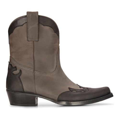 Uomo pelle western stivali - pelle,