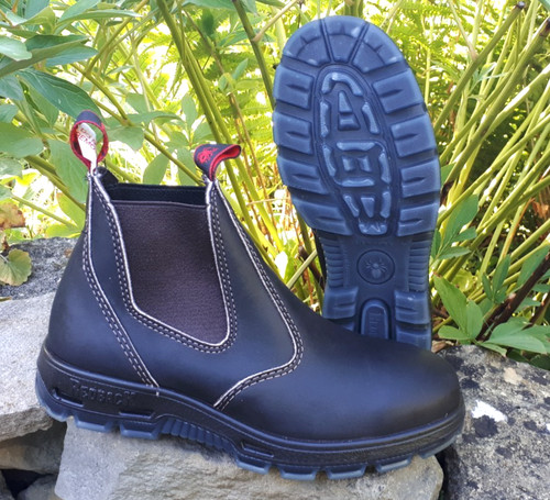 Stivali pelle marrone redback - pelle,