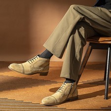 Stivali Chelsea retrò da uomo