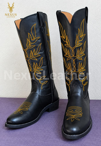 Stivali cowboy pelle - stivali, da